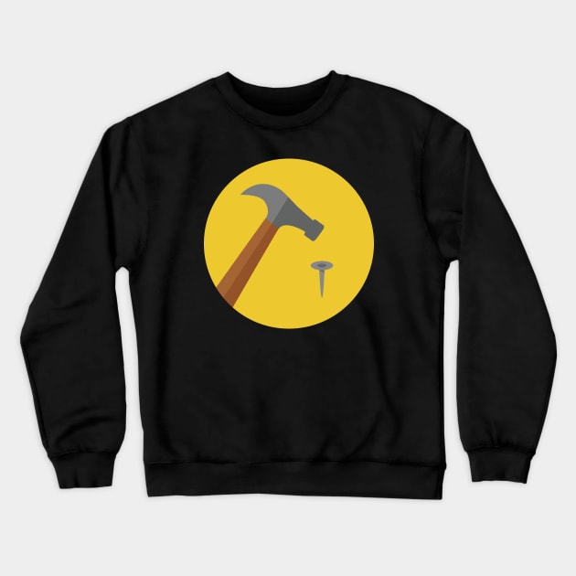 hammer Crewneck Sweatshirt by Pavlushkaaa